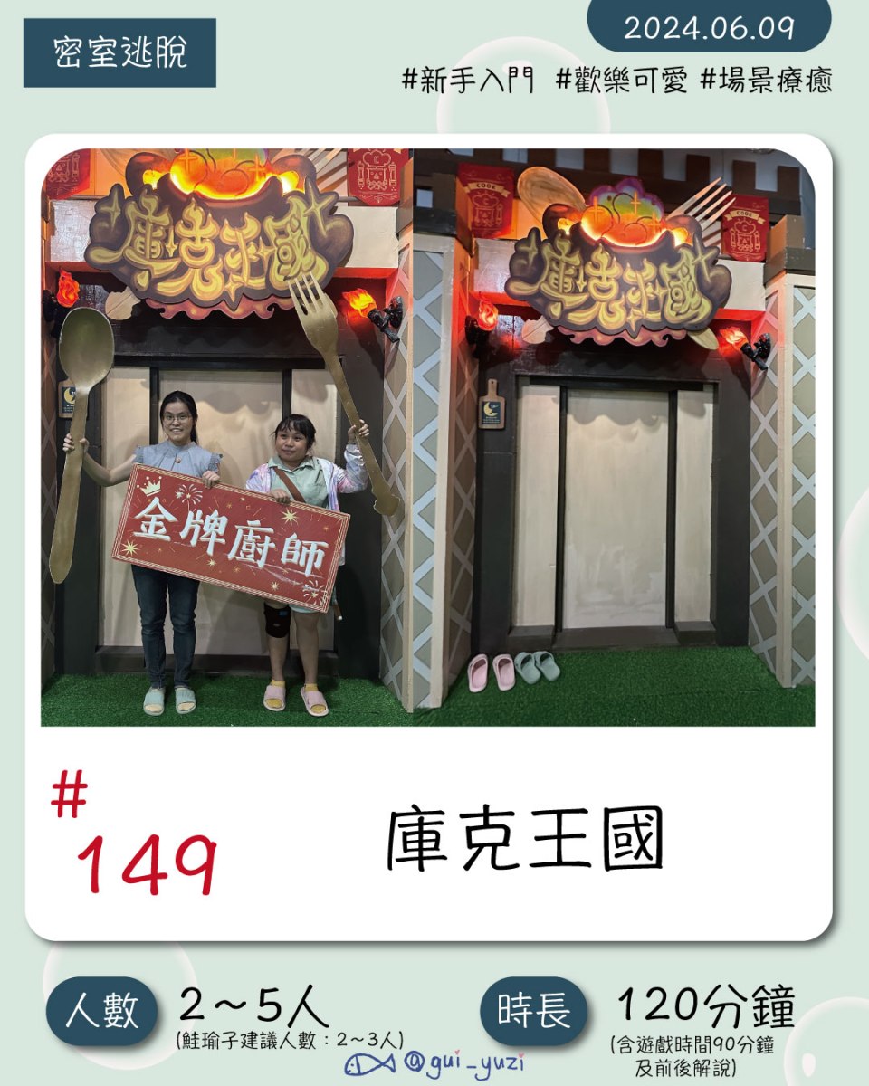 《庫克王國》密室逃脫心得 封面